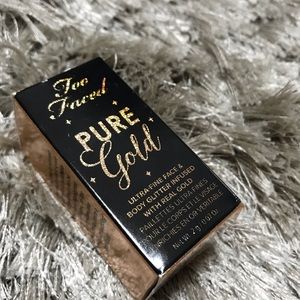 Too Faced Body Face Glitter Pure Gold Lip Gloss